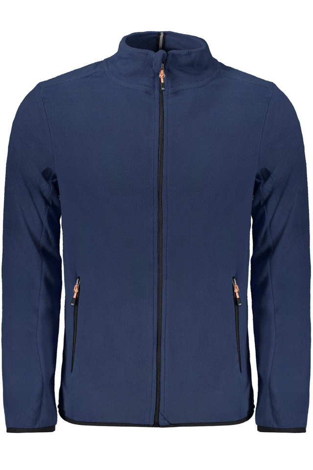 10179NORWAY 1963 FELPA CON ZIP UOMO BLU