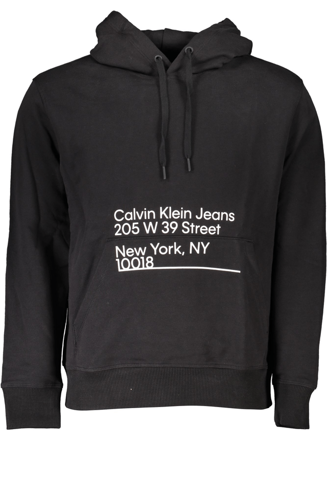 7226CALVIN KLEIN FELPA SENZA ZIP UOMO NERO