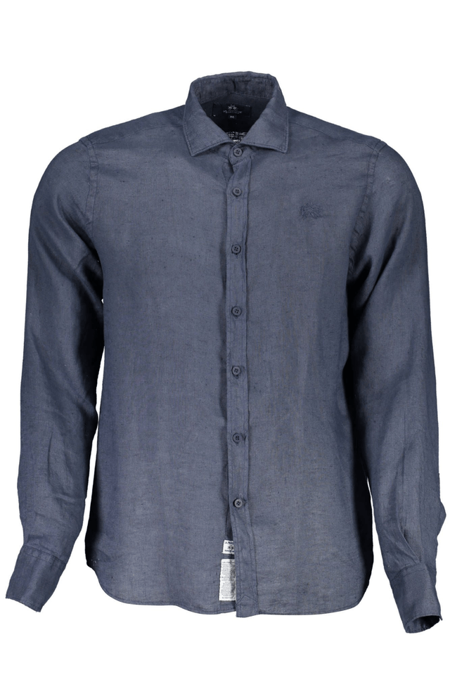 1839LA MARTINA CAMICIA MANICHE LUNGHE UOMO BLU