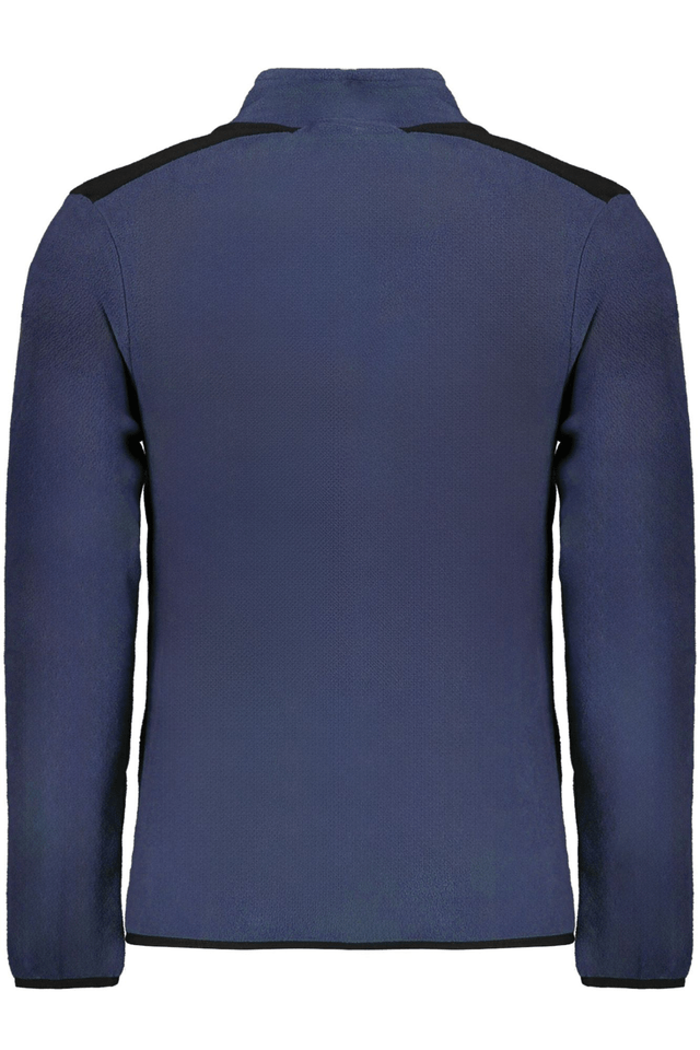 10190NORWAY 1963 FELPA CON ZIP UOMO BLU