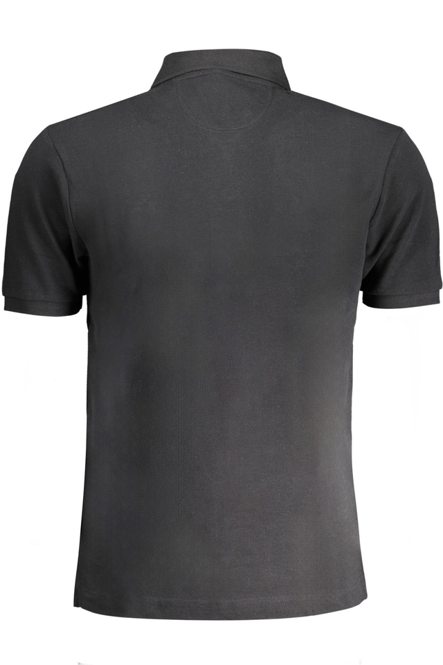 9069LA MARTINA POLO MANICHE CORTE UOMO NERO