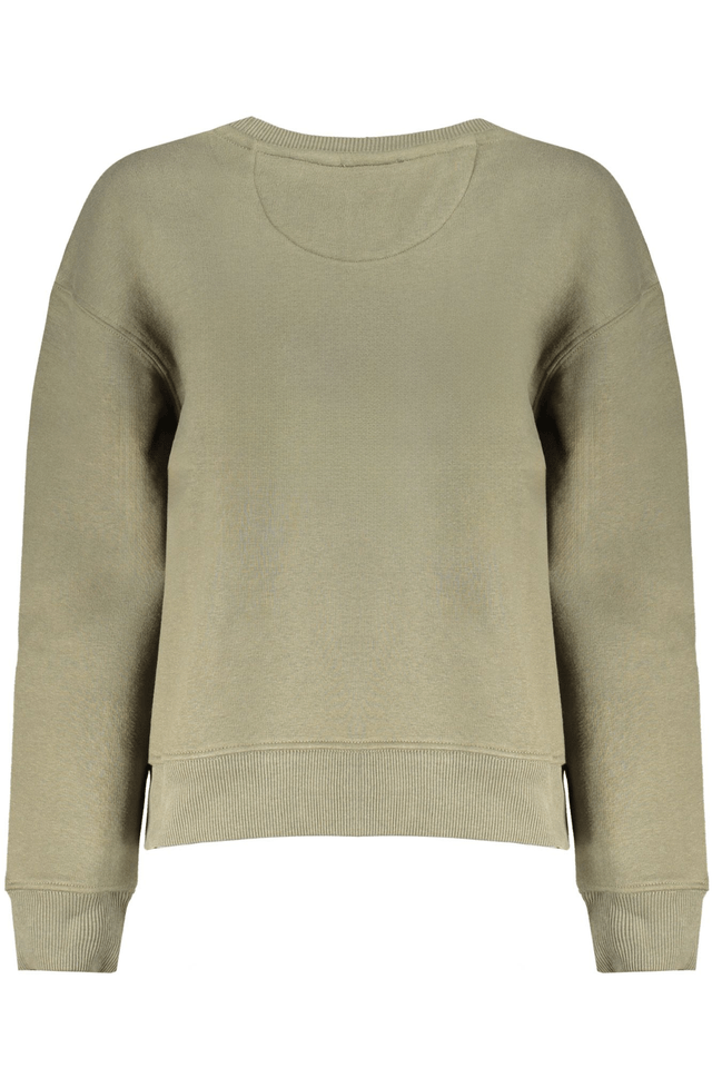 10540PEPE JEANS FELPA SENZA ZIP DONNA VERDE