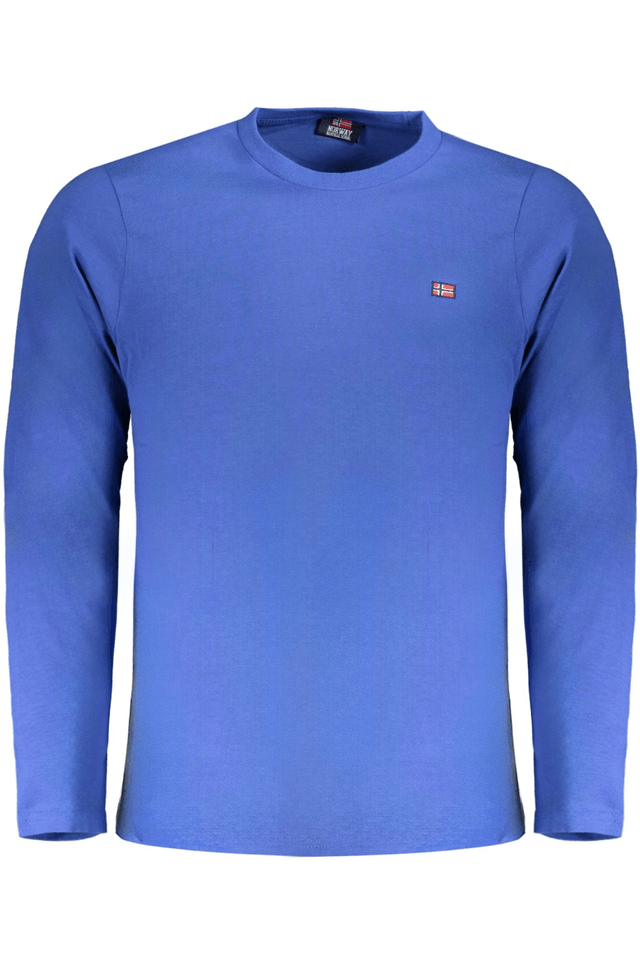 10078NORWAY 1963 T-SHIRT MANICHE LUNGHE UOMO BLU