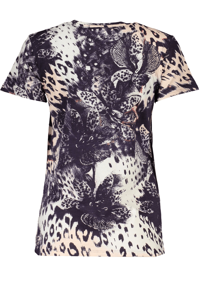 6824CAVALLI CLASS T-SHIRT MANICHE CORTE DONNA ROSA