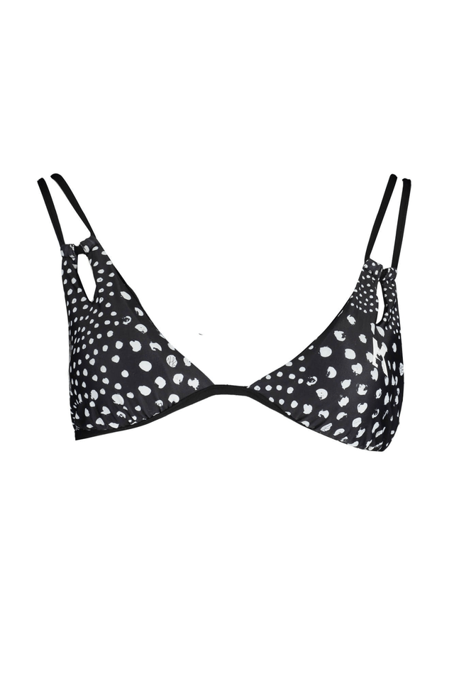 2923KARL LAGERFELD BEACHWEAR COSTUME PARTE SOPRA DONNA NERO