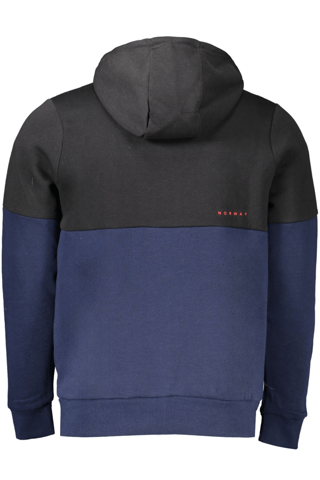 10200NORWAY 1963 FELPA CON ZIP UOMO BLU