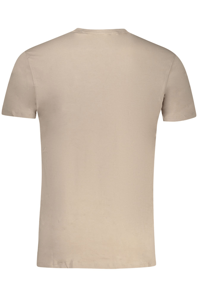 10624GUESS JEANS T-SHIRT MANICHE CORTE UOMO BEIGE
