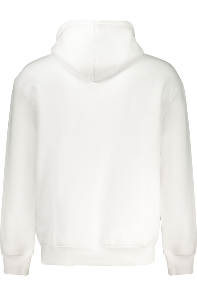 10329GUESS JEANS FELPA SENZA ZIP UOMO BIANCO