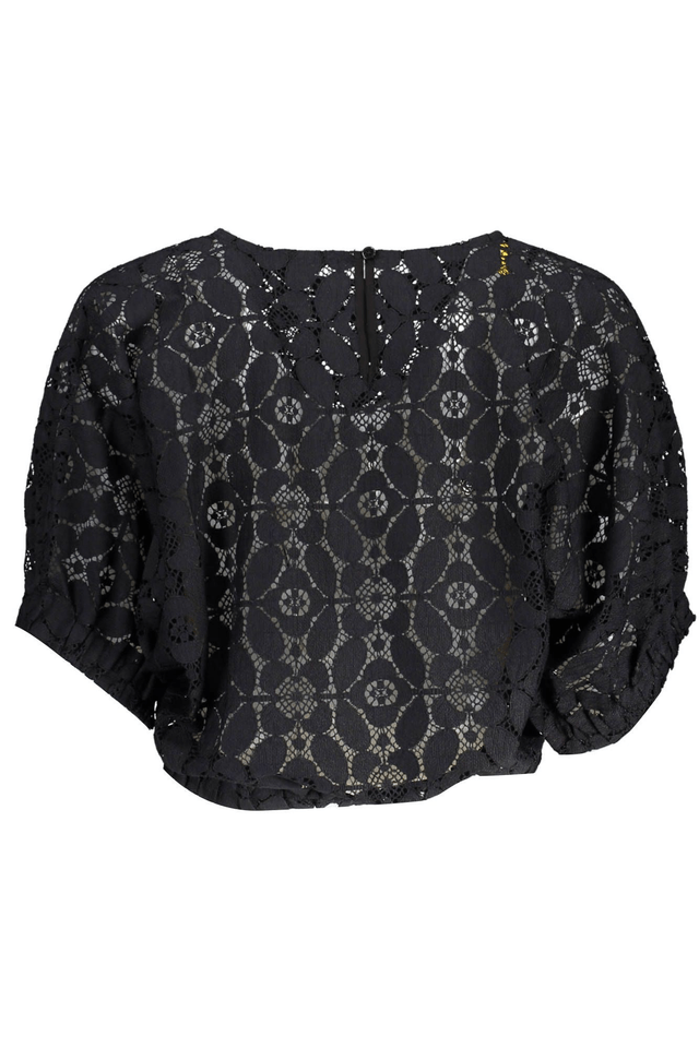 3122DESIGUAL T-SHIRT MANICHE CORTE DONNA NERO