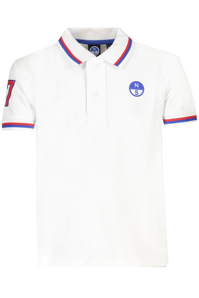 8402NORTH SAILS POLO MANICHE CORTE BAMBINO BIANCO