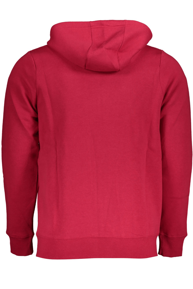 5964NORWAY 1963 FELPA CON ZIP UOMO ROSSO
