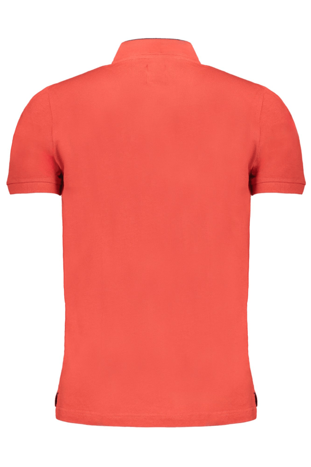 9631GIAN MARCO VENTURI POLO MANICHE CORTE UOMO ROSSO