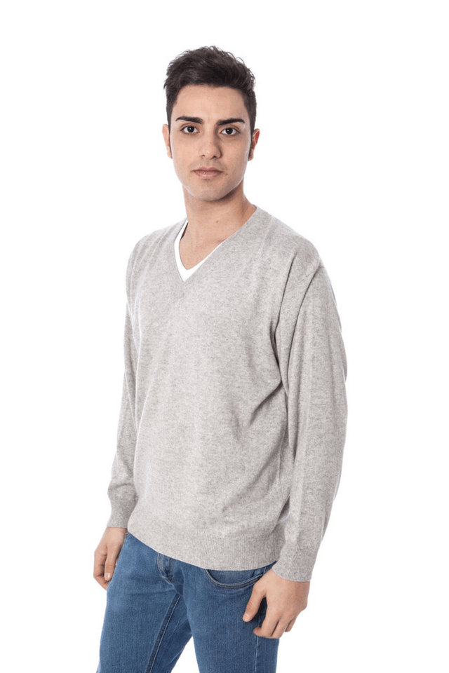 YUKO MAGLIONE UOMO GRIGIO
