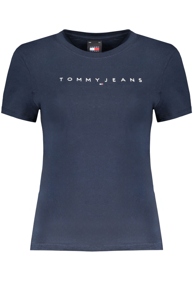 9825TOMMY HILFIGER T-SHIRT MANICHE CORTE DONNA BLU