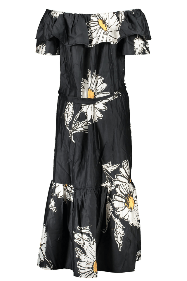 7551DESIGUAL ABITO LUNGO DONNA NERO