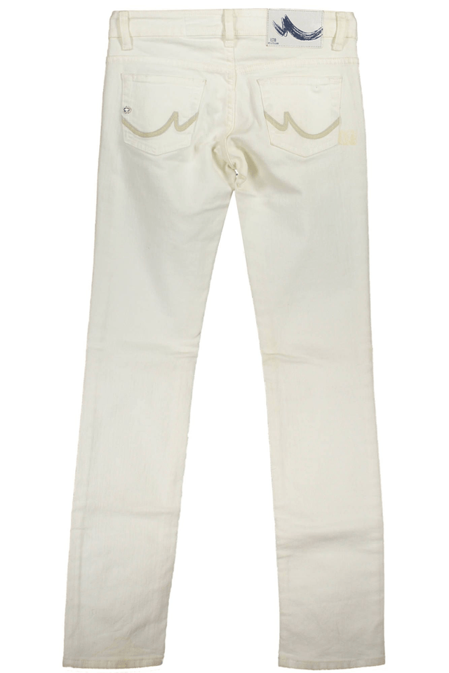 3690LITTLE BIG PANTALONE DONNA BIANCO