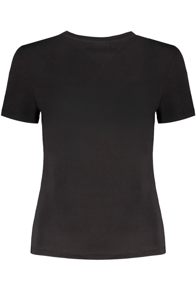 9840TOMMY HILFIGER T-SHIRT MANICHE CORTE DONNA NERO