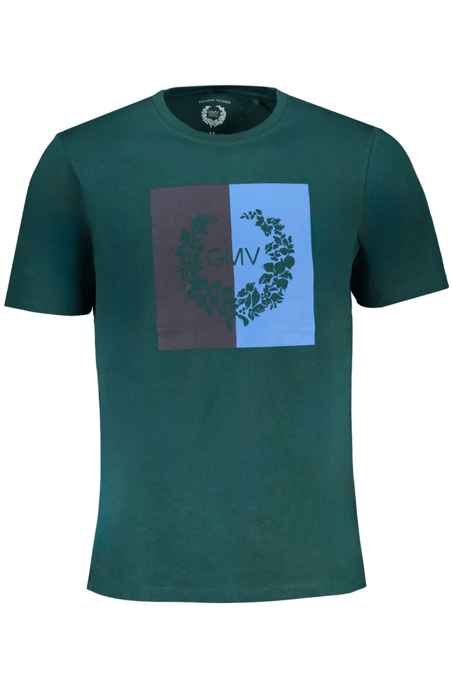 9574GIAN MARCO VENTURI T-SHIRT MANICHE CORTE UOMO VERDE