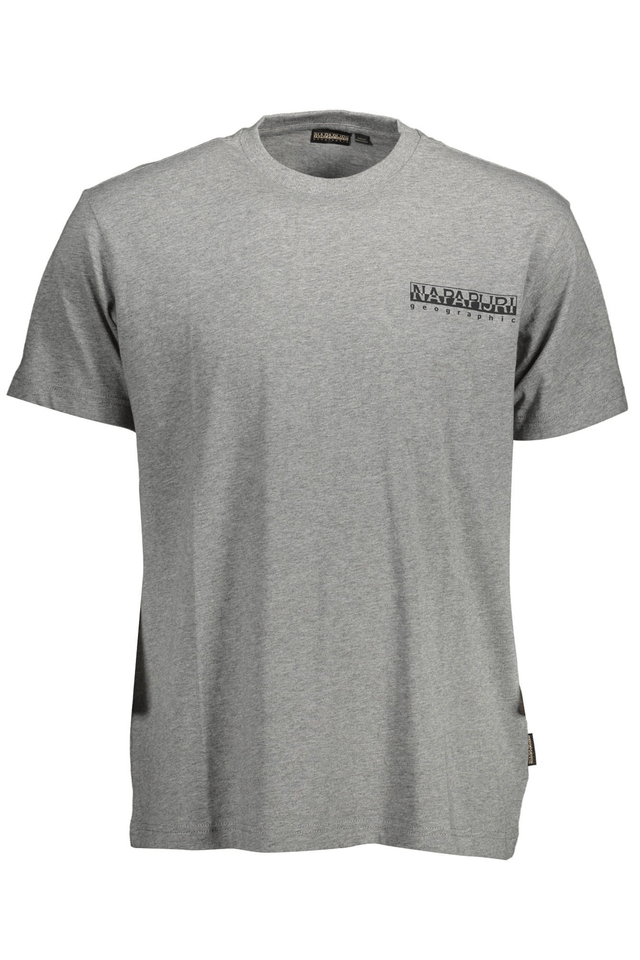 1658NAPAPIJRI T-SHIRT MANICHE CORTE UOMO GRIGIO