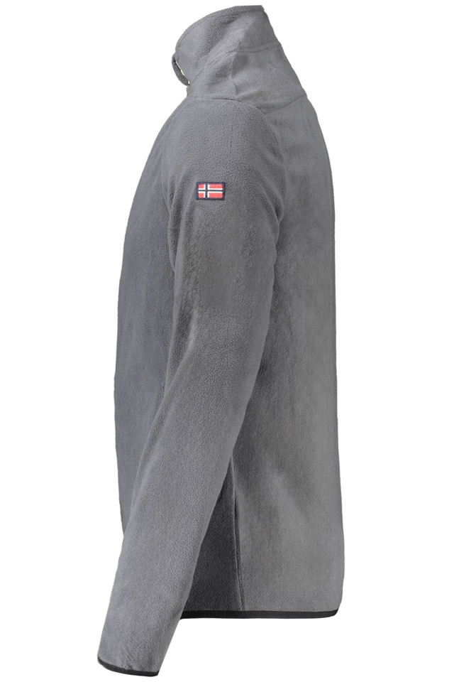 10201NORWAY 1963 FELPA CON ZIP UOMO GRIGIO