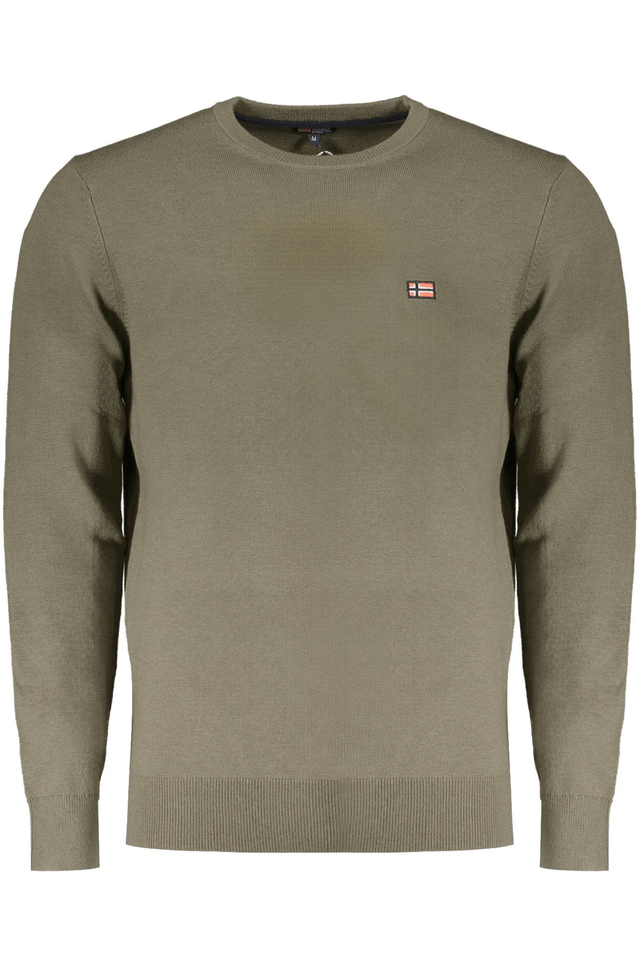 10279NORWAY 1963 MAGLIA UOMO VERDE