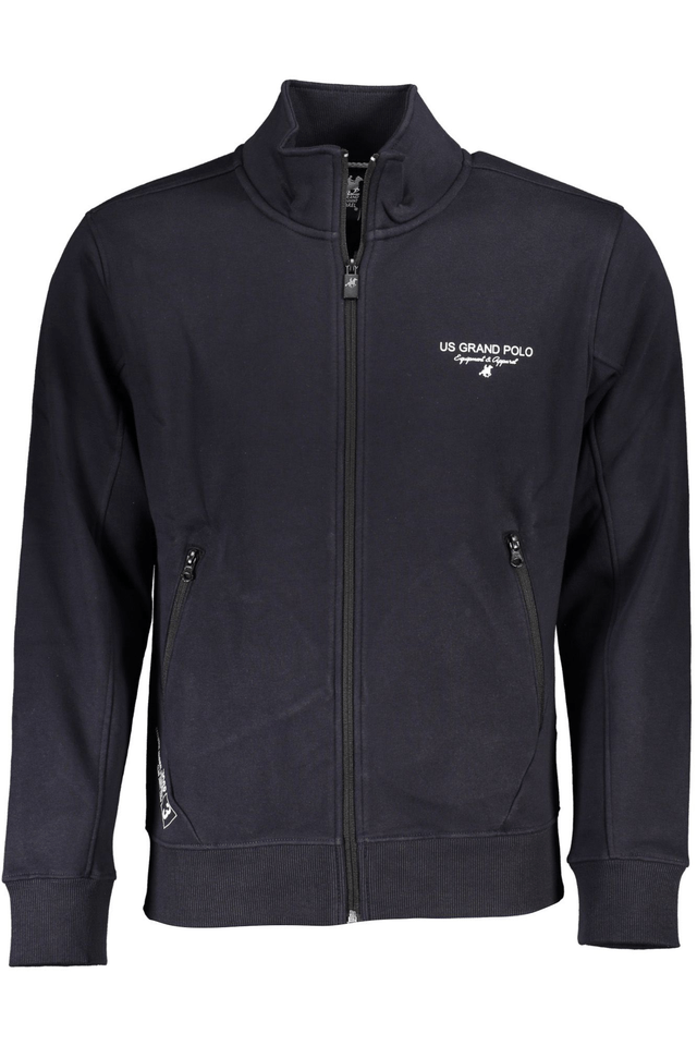 4815U.S. GRAND POLO FELPA CON ZIP UOMO BLU