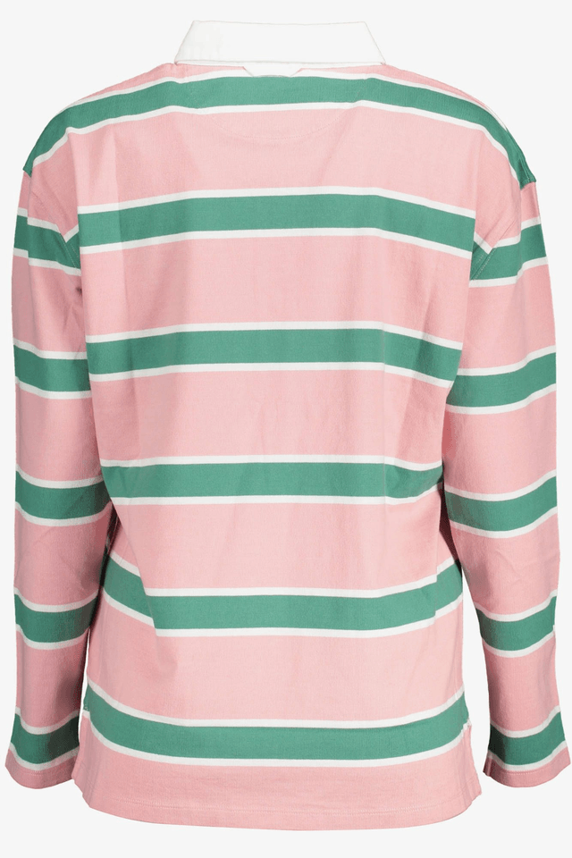 841GANT POLO MANICHE LUNGHE DONNA ROSA