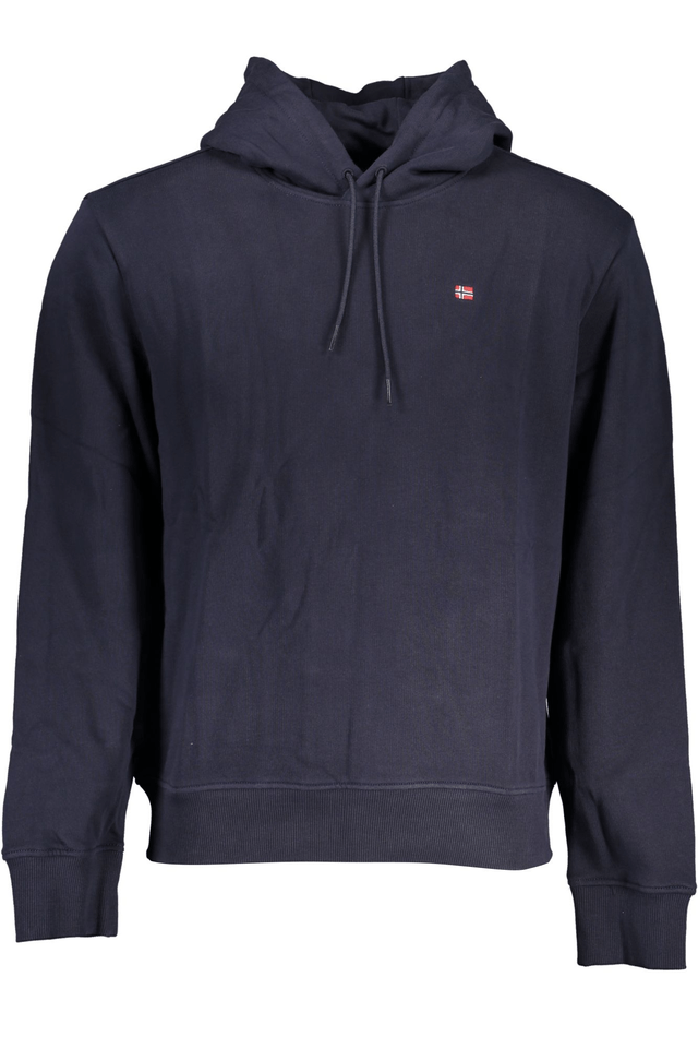 7577NAPAPIJRI FELPA CON ZIP UOMO BLU