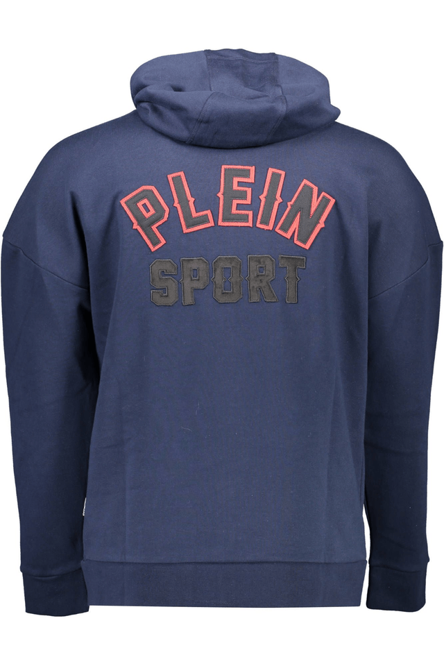 1291PLEIN SPORT FELPA CON ZIP UOMO BLU
