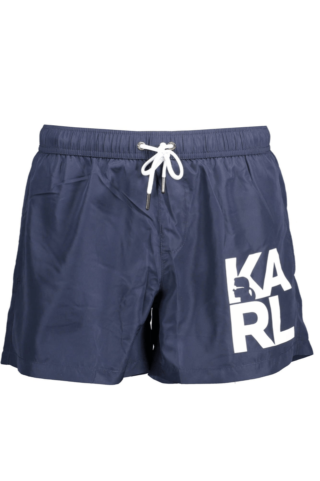 1876KARL LAGERFELD BEACHWEAR COSTUME PARTE SOTTO UOMO BLU