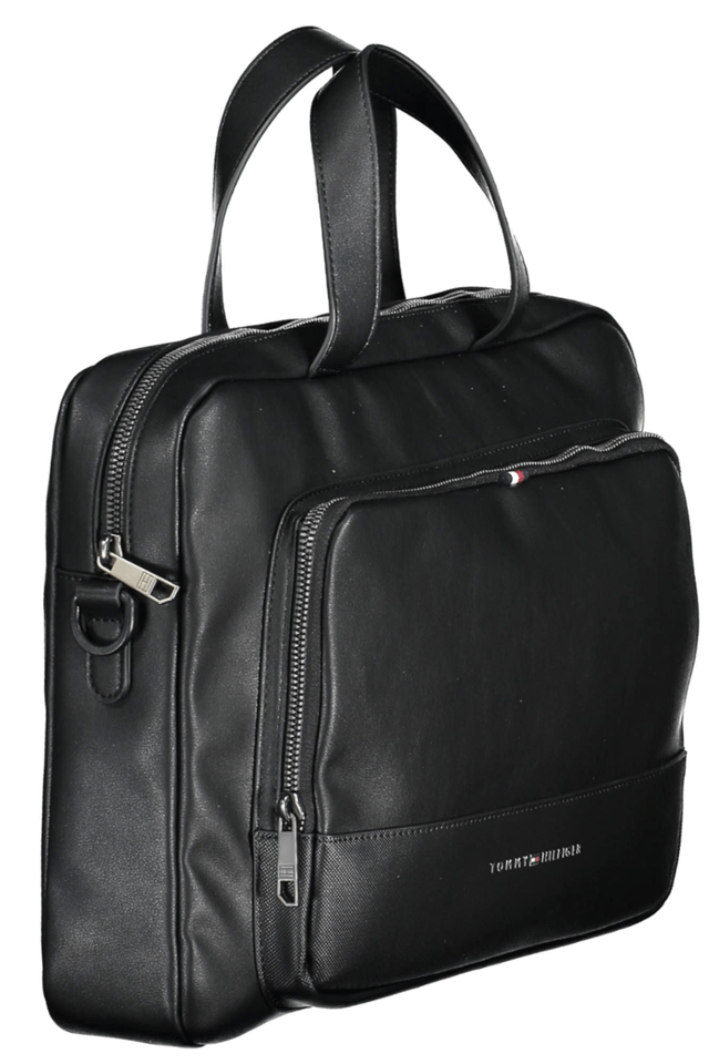 3709TOMMY HILFIGER CARTELLA UOMO NERO