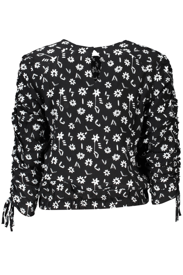 3145DESIGUAL CAMICIA MANICHE LUNGHE DONNA NERO