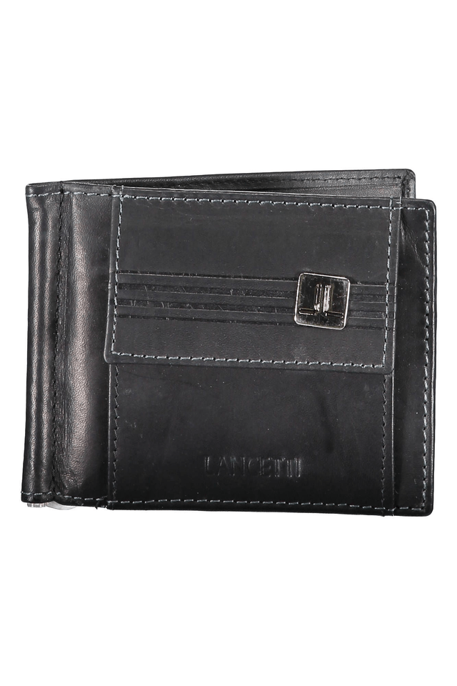 1006LANCETTI PORTAFOGLIO UOMO NERO