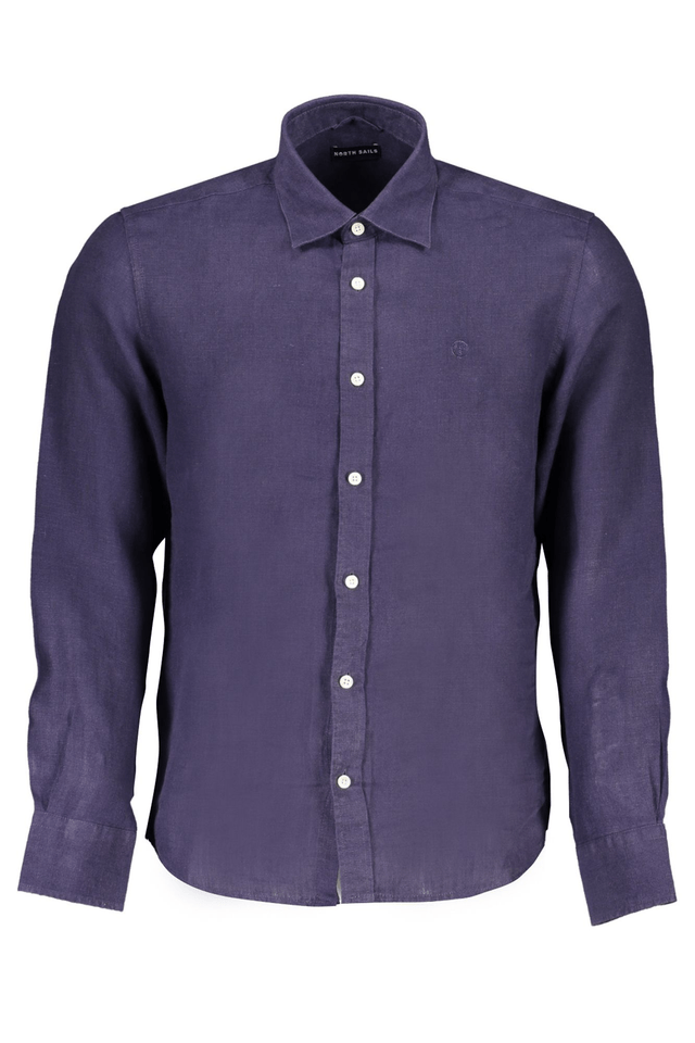 8728NORTH SAILS CAMICIA MANICHE LUNGHE UOMO BLU