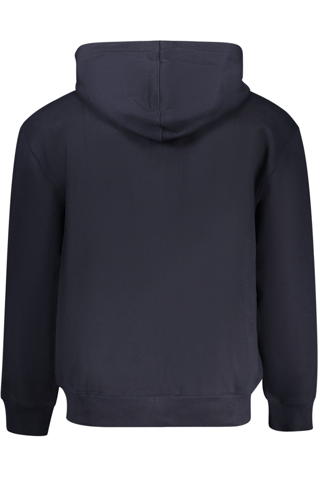 10327GUESS JEANS FELPA CON ZIP UOMO BLU