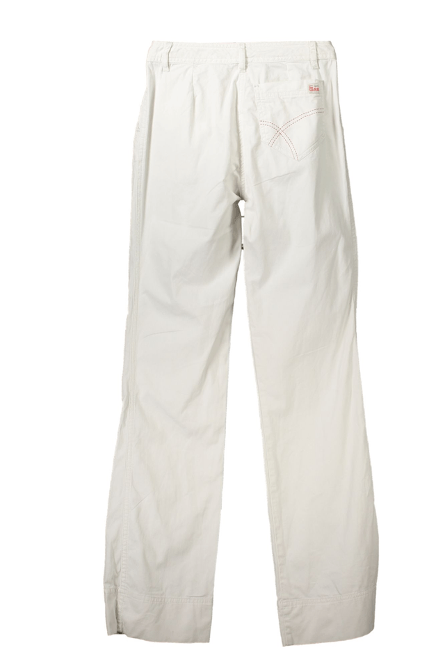 7431GAS PANTALONE DONNA BIANCO