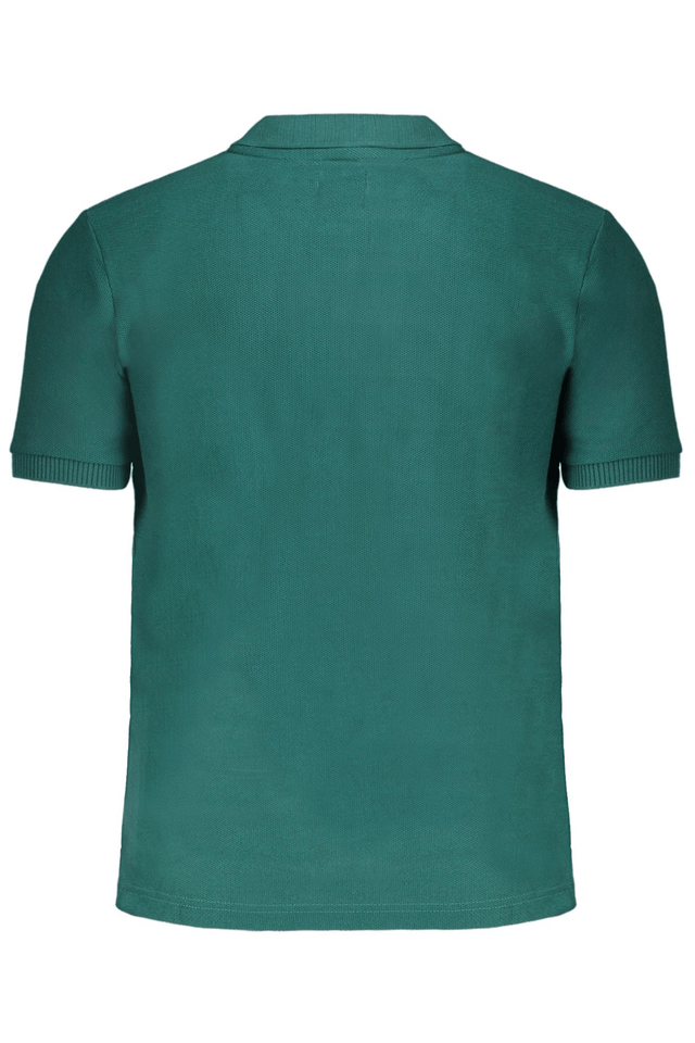 9669GIAN MARCO VENTURI POLO MANICHE CORTE UOMO VERDE