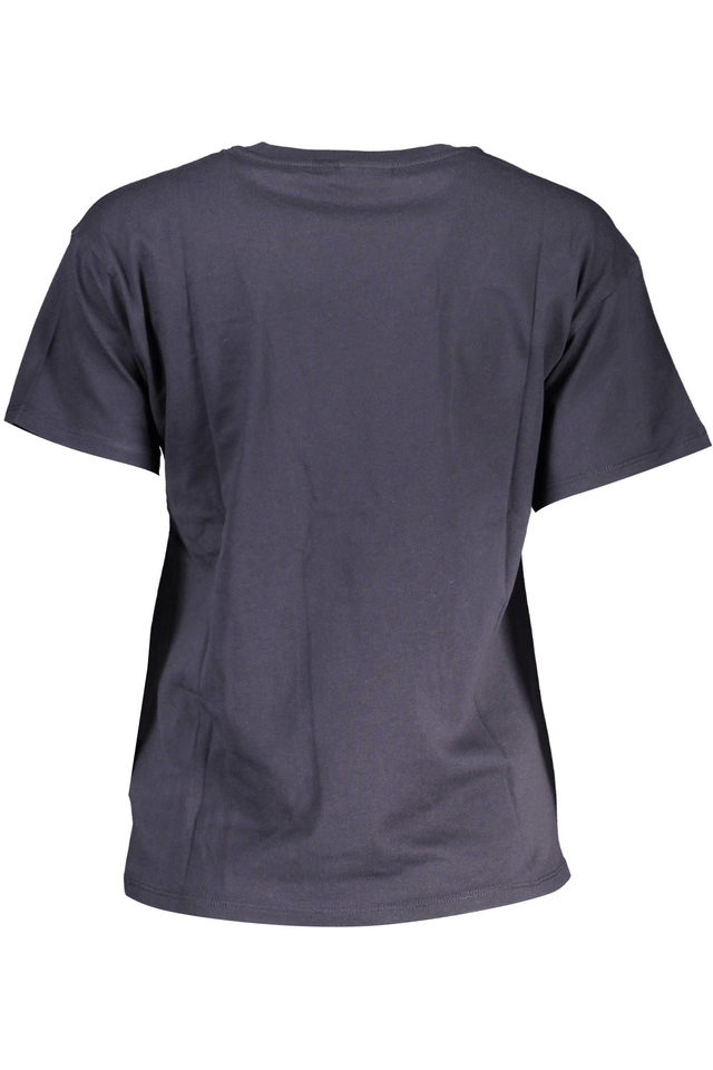 3455NAPAPIJRI T-SHIRT MANICHE CORTE DONNA BLU