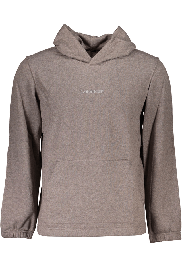 5690CALVIN KLEIN FELPA SENZA ZIP UOMO MARRONE