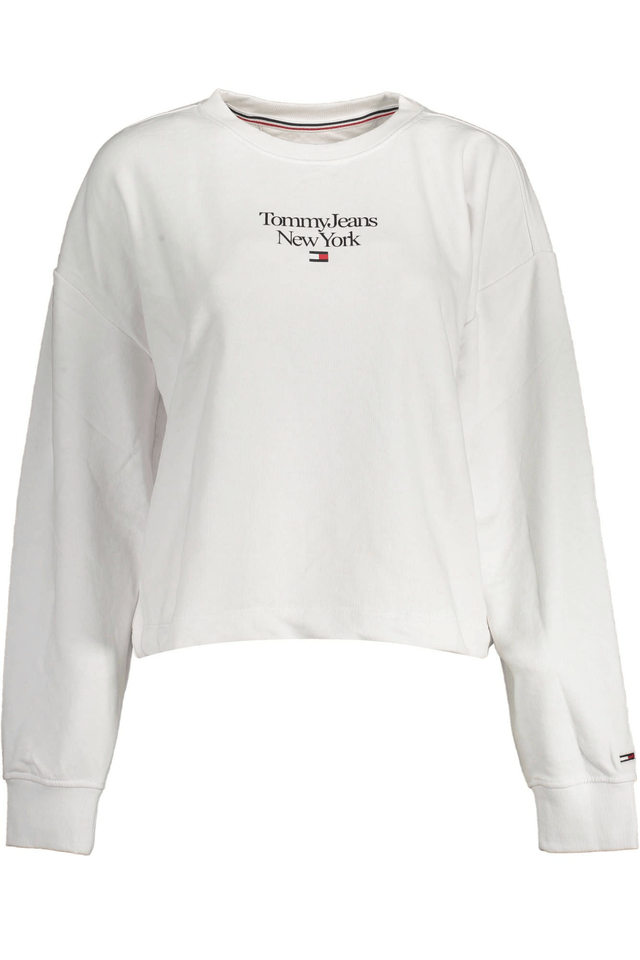 2776TOMMY HILFIGER FELPA SENZA ZIP DONNA BIANCO