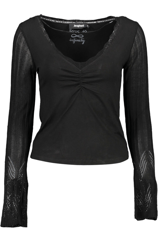 1196DESIGUAL MAGLIA DONNA NERO