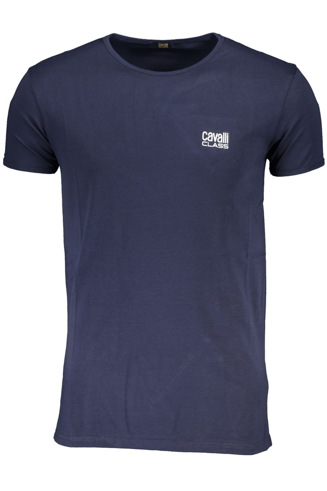 6692CAVALLI CLASS T-SHIRT MANICHE CORTE UOMO BLU
