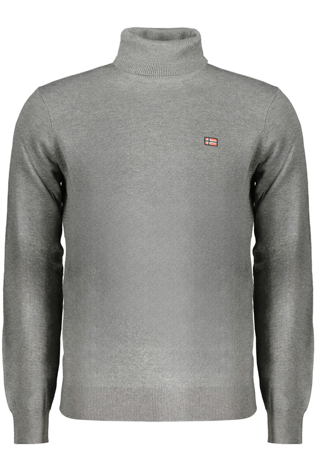 10317NORWAY 1963 MAGLIA UOMO GRIGIO