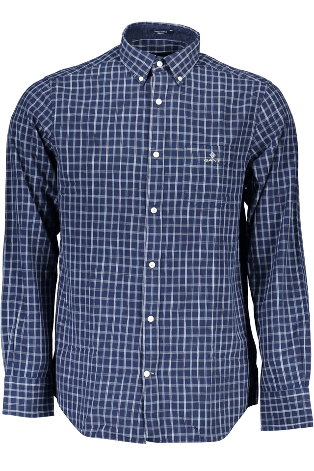 1997GANT CAMICIA MANICHE LUNGHE UOMO BLU