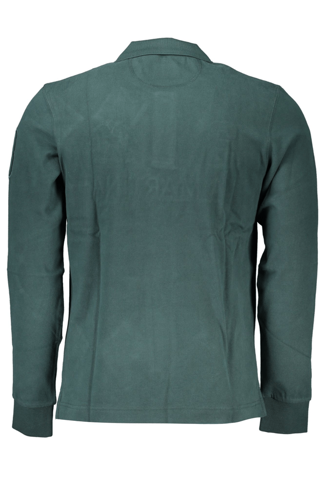 6927LA MARTINA POLO MANICHE LUNGHE UOMO VERDE