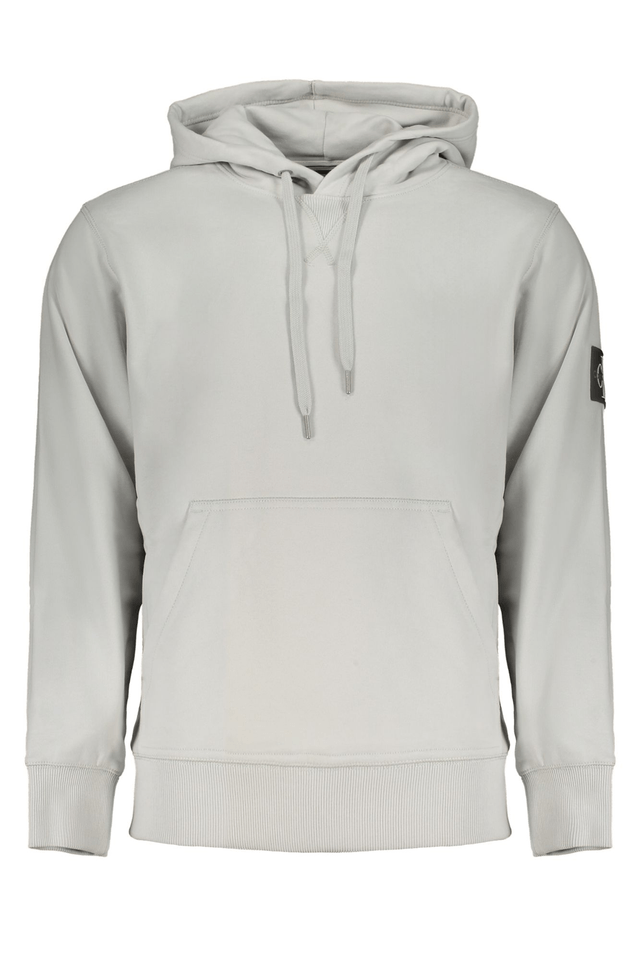 8420CALVIN KLEIN FELPA SENZA ZIP UOMO GRIGIO