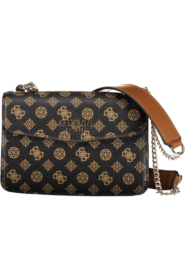 10450GUESS JEANS BORSA DONNA MARRONE