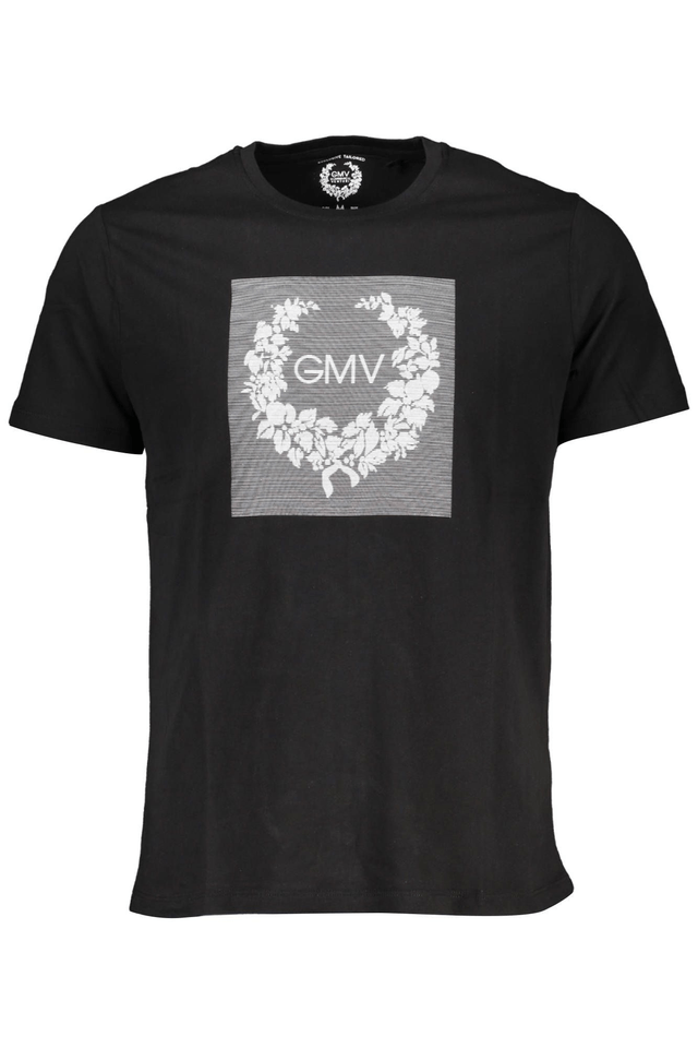3975GIAN MARCO VENTURI T-SHIRT MANICHE CORTE UOMO NERO