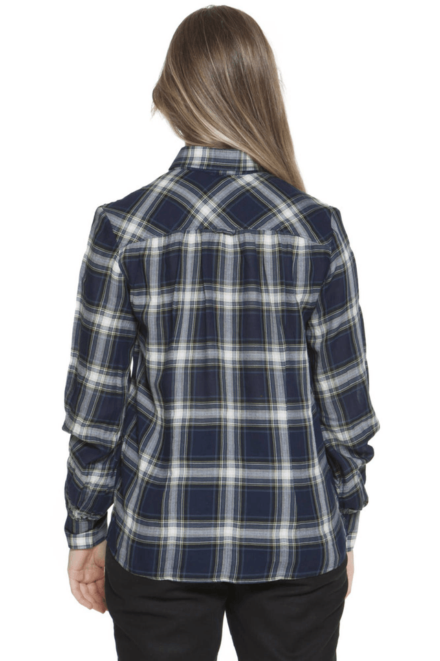 171GANT CAMICIA MANICHE LUNGHE DONNA BLU
