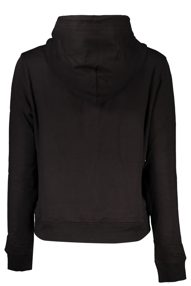 6913TOMMY HILFIGER FELPA CON ZIP DONNA NERO